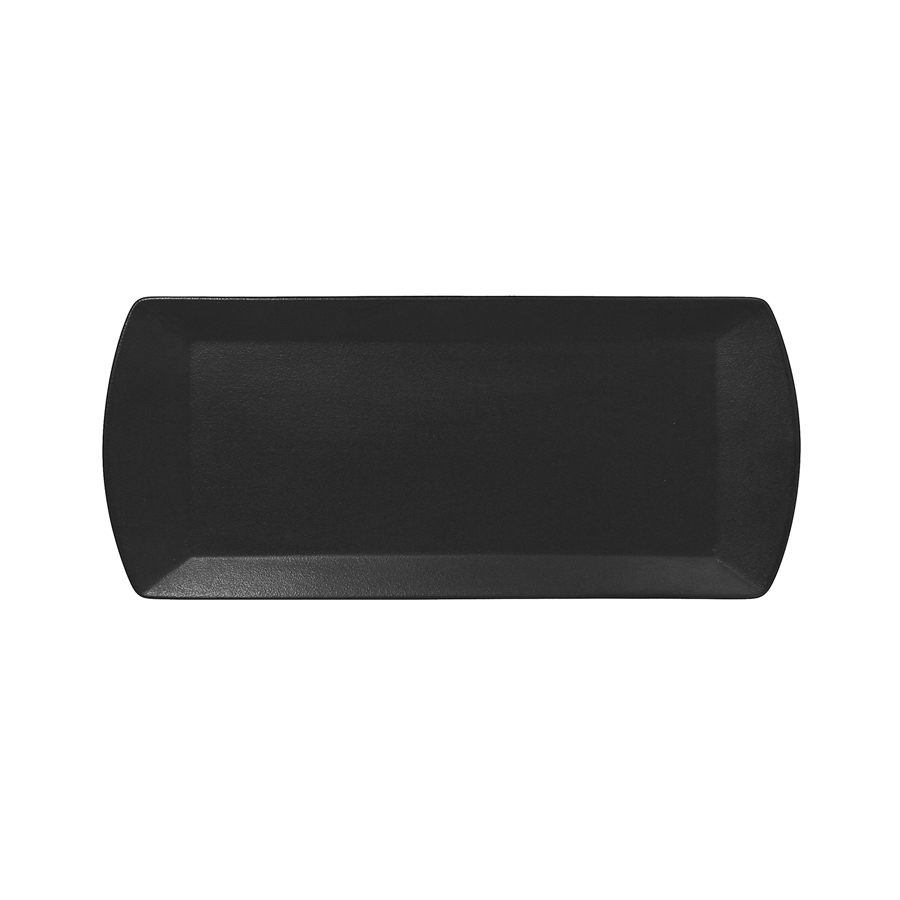 Rak Neofusion Vitrified Porcelain Black Rectangular Sandwich Tray 35x15cm