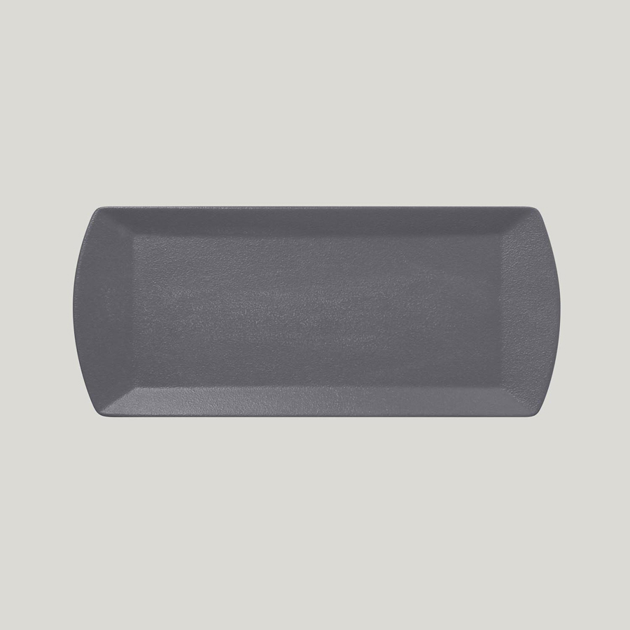 Rak Neofusion Vitrified Porcelain Grey Rectangular Sandwich Tray 35x15cm
