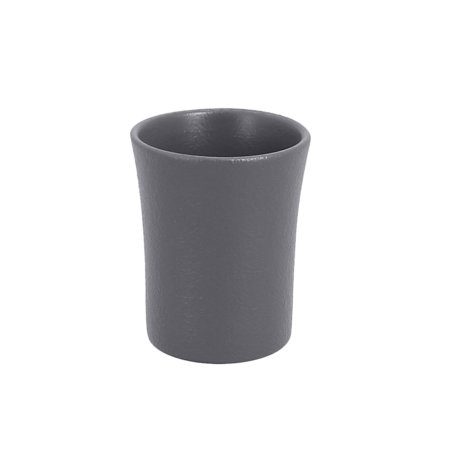 Rak Neofusion Vitrified Porcelain Grey Cup Without Handle 6x7cm 9cl