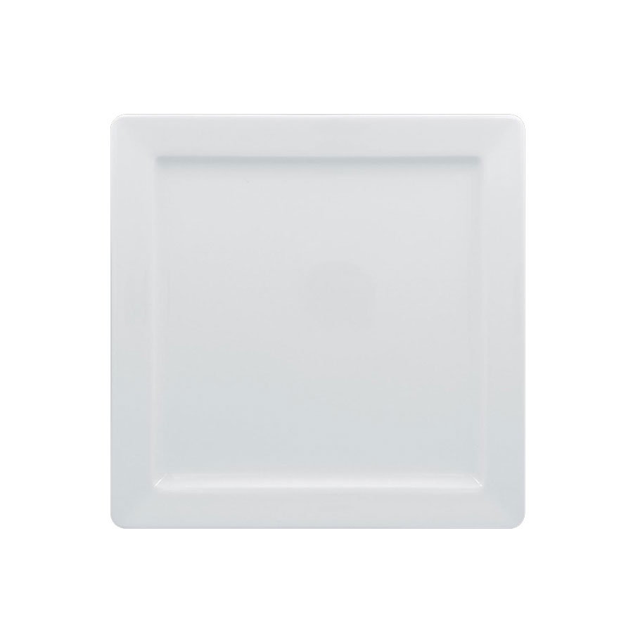 Rak Access Vitrified Porcelain White Square Plate 27cm
