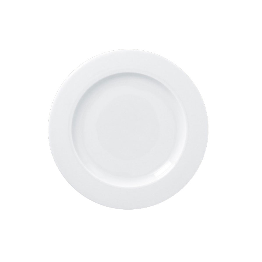 Rak Access Vitrified Porcelain White Round Flat Plate 21cm