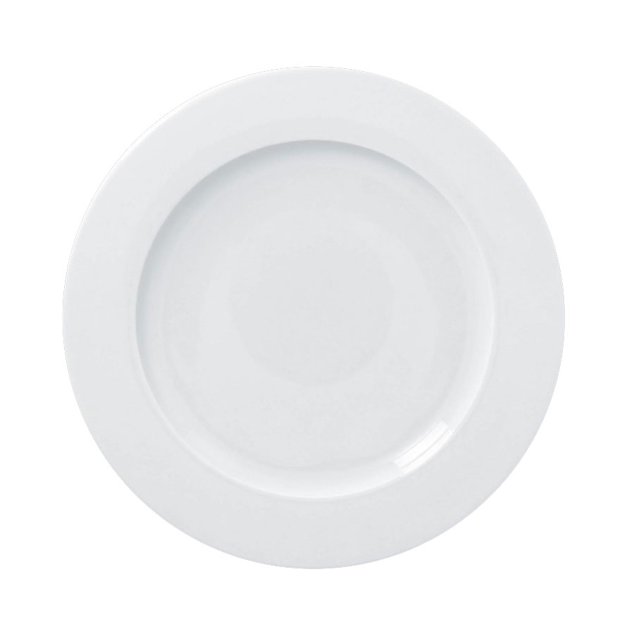 Rak Access Vitrified Porcelain White Round Flat Plate 27cm