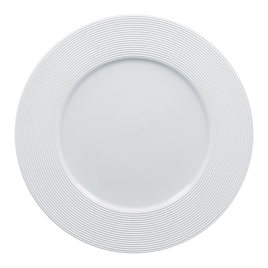 Rak Evolution Vitrified Porcelain White Round Plate 16cm