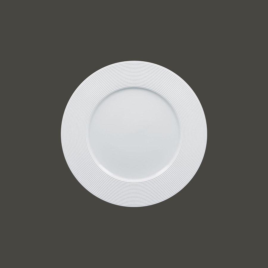 Rak Evolution Vitrified Porcelain White Round Plate 27cm
