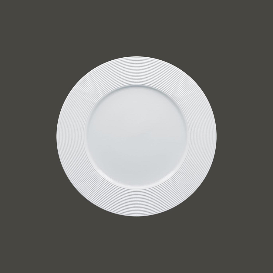 Rak Evolution Vitrified Porcelain White Round Plate 29cm
