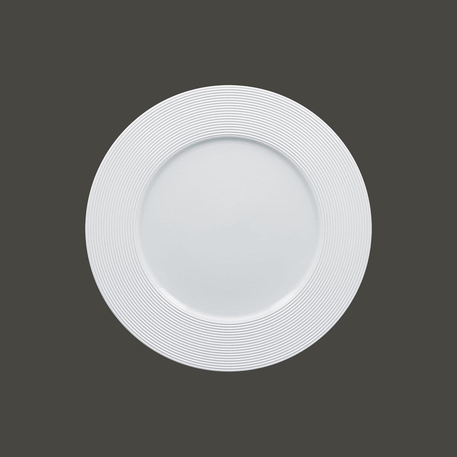 Rak Evolution Vitrified Porcelain White Round Plate 31cm
