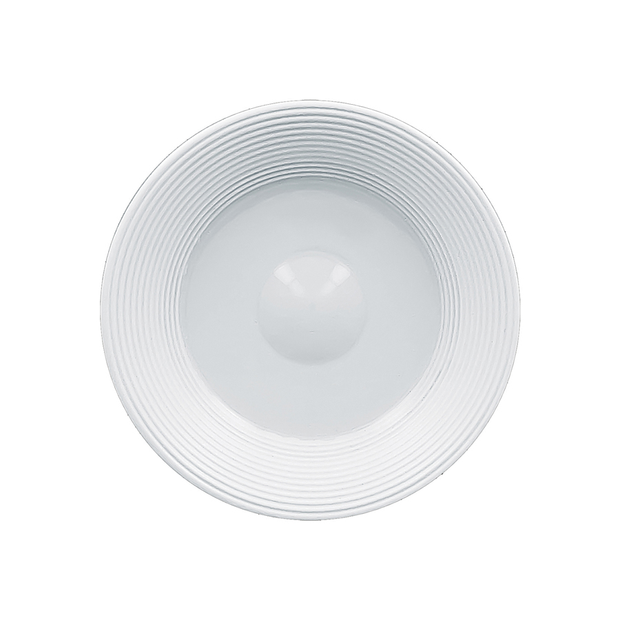 Rak Evolution Vitrified Porcelain White Round Saucer 19cm
