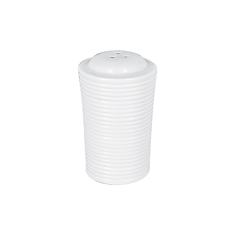 Rak Evolution Vitrified Porcelain White Salt Shaker 9cm