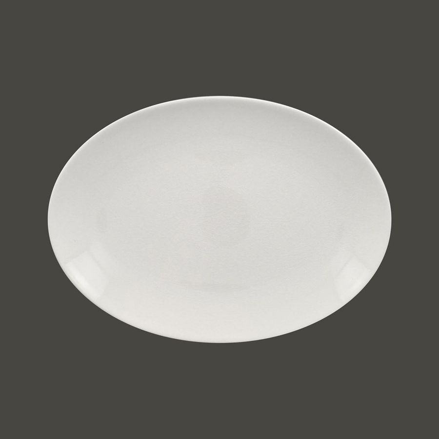 Rak Vintage Vitrified Porcelain White Oval Platter 36x27cm