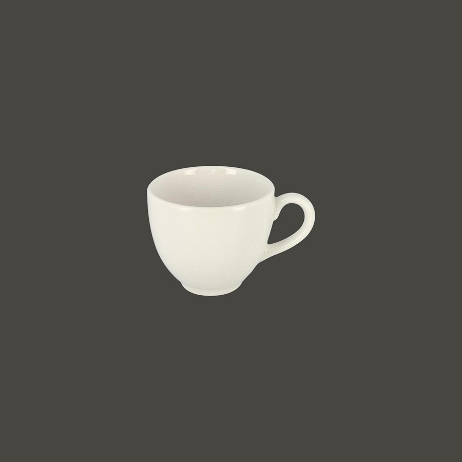 Rak Vintage Vitrified Porcelain White Coffee Cup 23cl