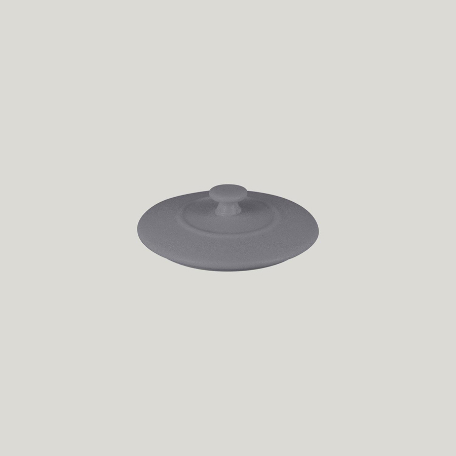 Rak Chef's Fusion Vitrified Porcelain Grey Round Cocotte Lid 10cm