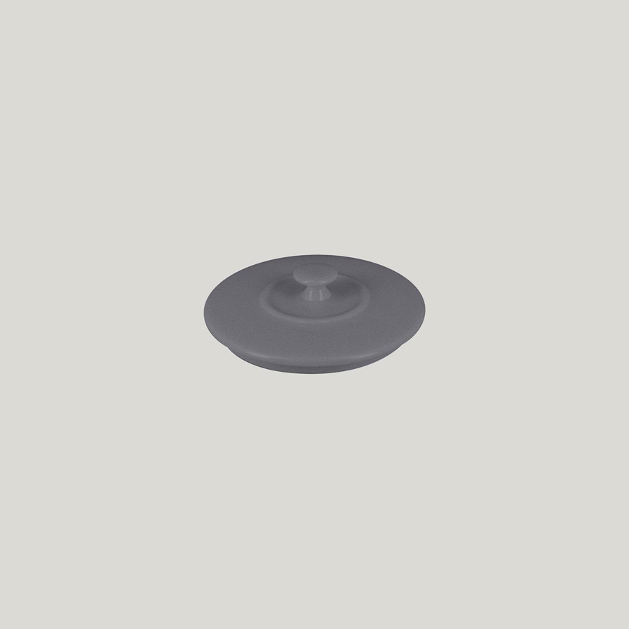 Rak Chef's Fusion Vitrified Porcelain Grey Mini Cocotte Lid 8.5cm