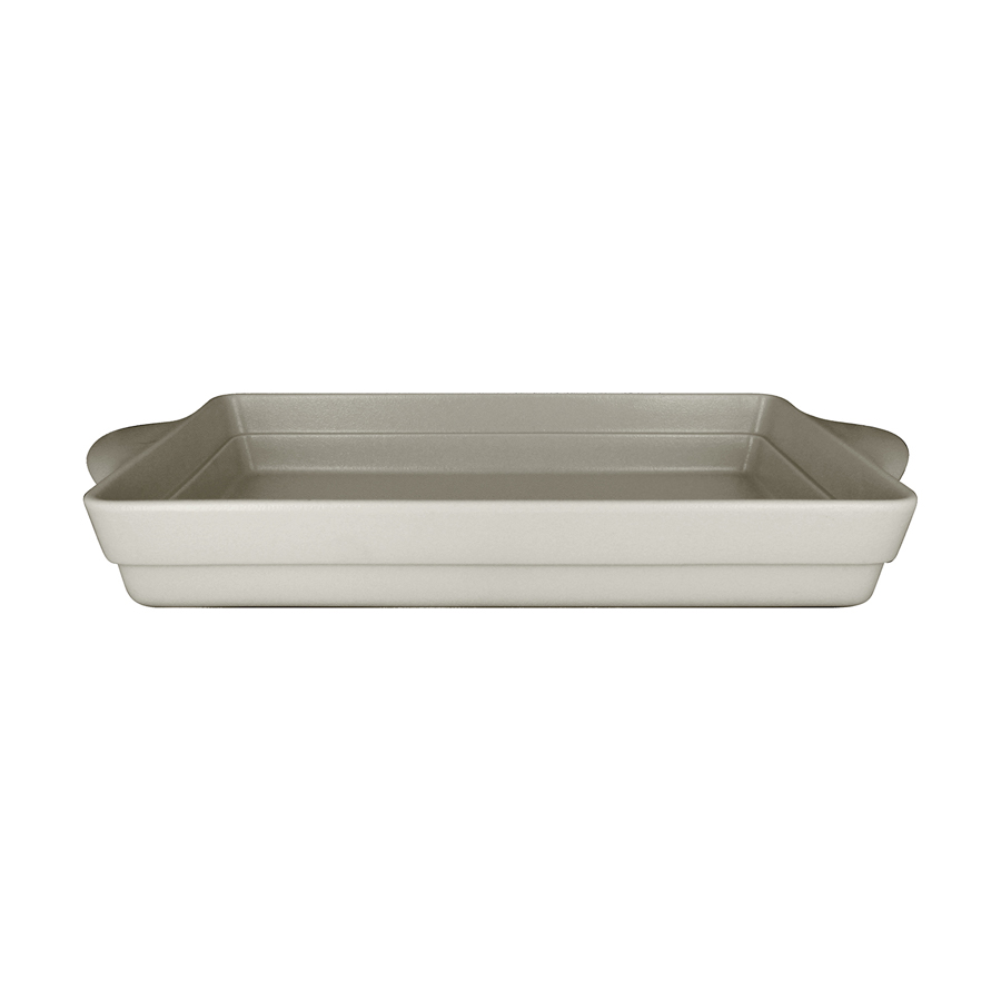 Rak Chef's Fusion Vitrified Porcelain White Rectangular Tureen 28x24.5x6cm 4 Litre