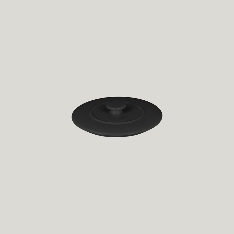 Rak Chef's Fusion Vitrified Porcelain Black Round Soup Tureen Lid 15cm