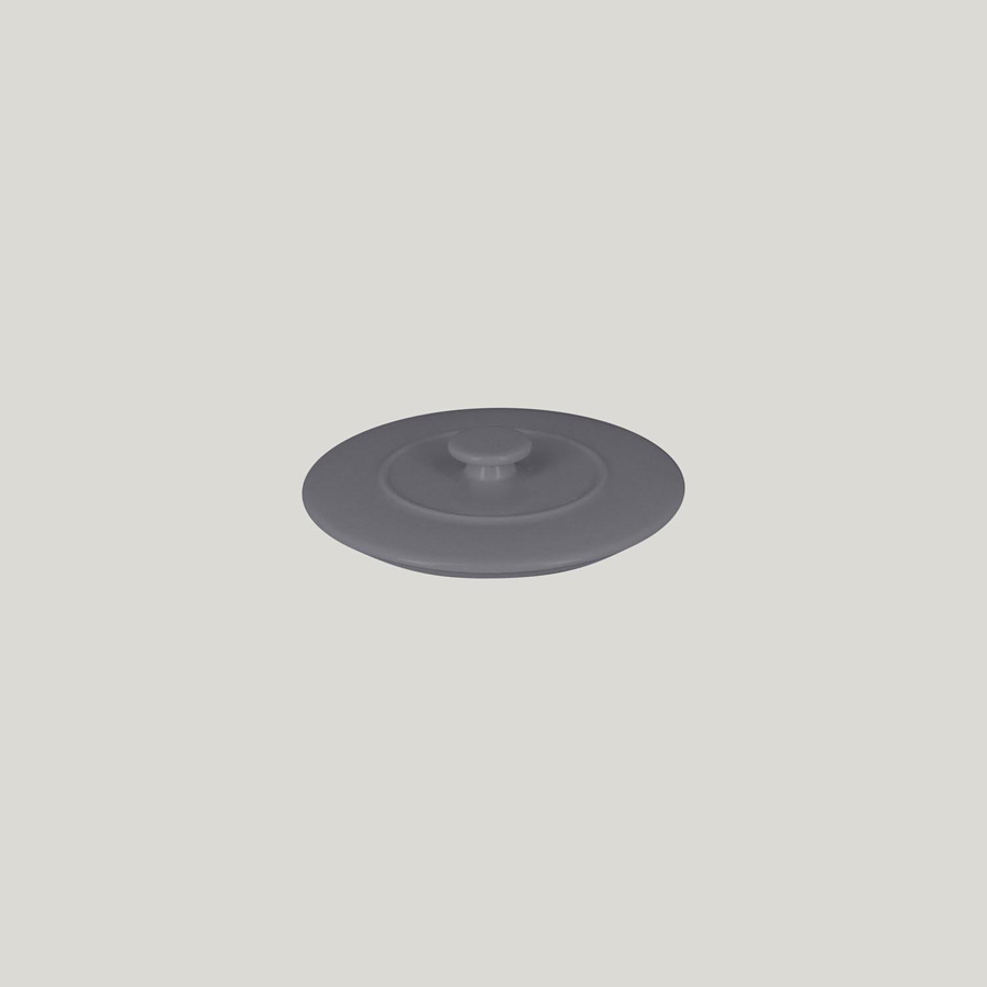 Rak Chef's Fusion Vitrified Porcelain Grey Round Soup Tureen Lid 15cm