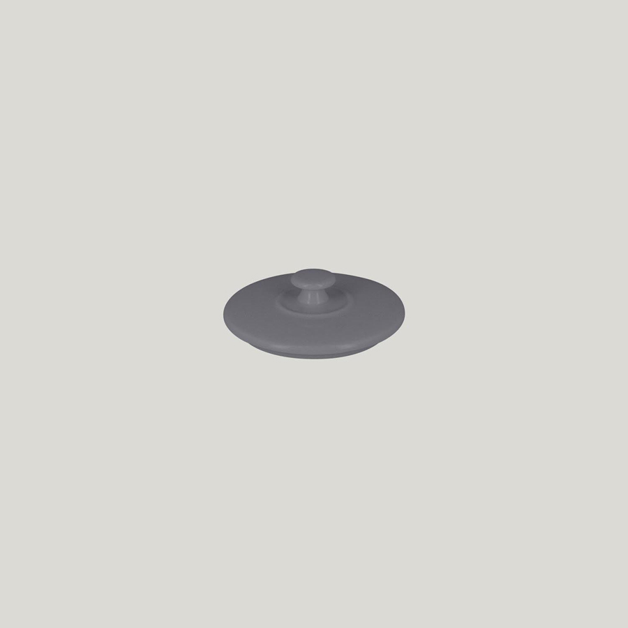Rak Chef's Fusion Vitrified Porcelain Grey Round Soup Tureen Lid 10.6cm