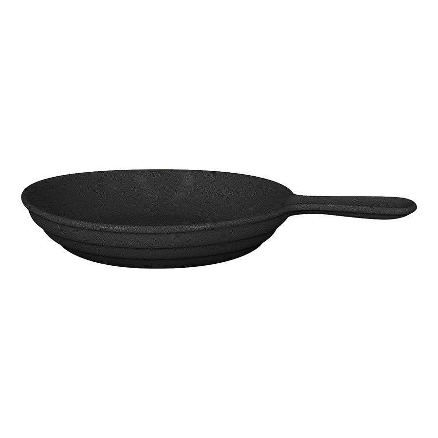 Rak Chef's Fusion Vitrified Porcelain Black Round Pan 12cm