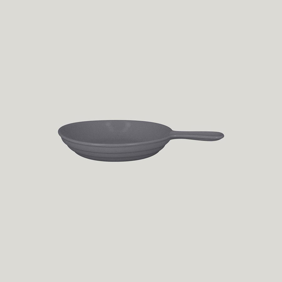 Rak Chef's Fusion Vitrified Porcelain Grey Round Pan 12cm