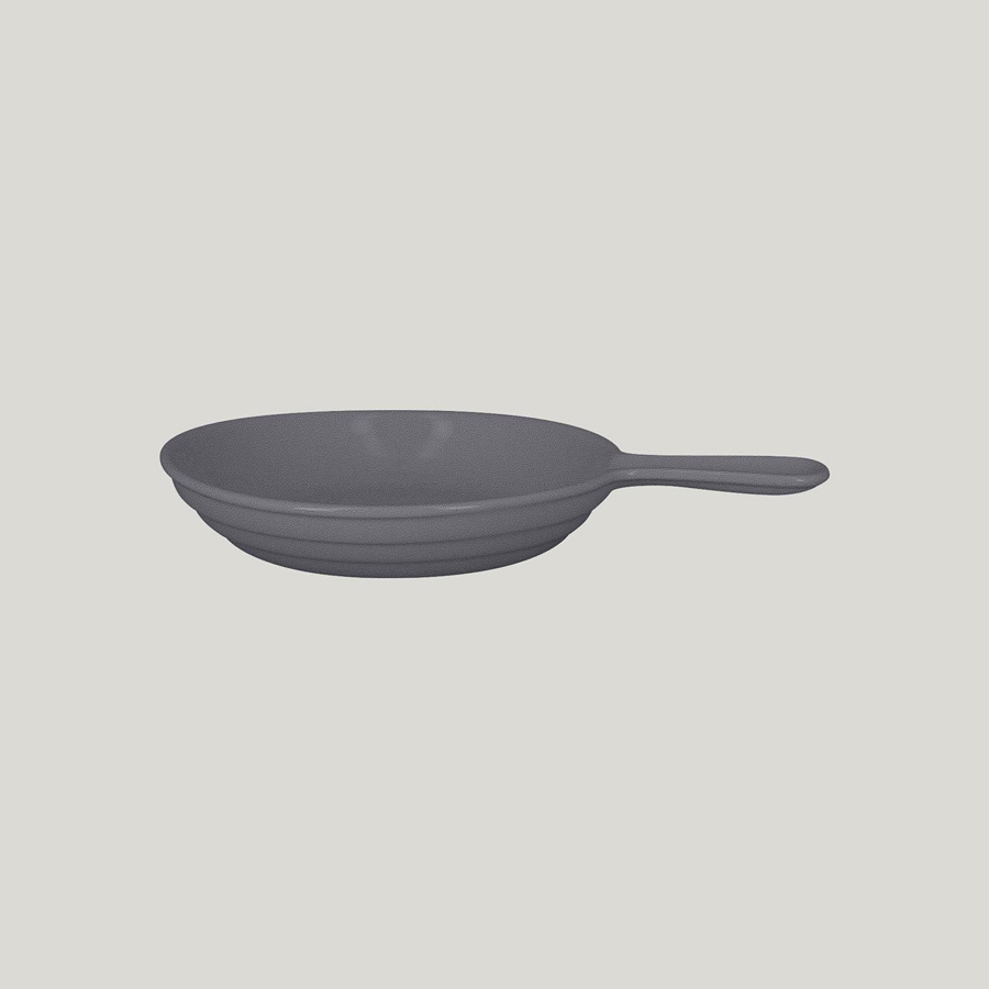 Rak Chef's Fusion Vitrified Porcelain Grey Round Pan 16cm