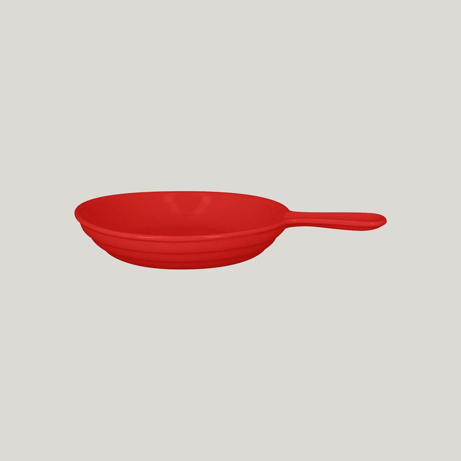 Rak Chef's Fusion Vitrified Porcelain Red Round Pan 16cm