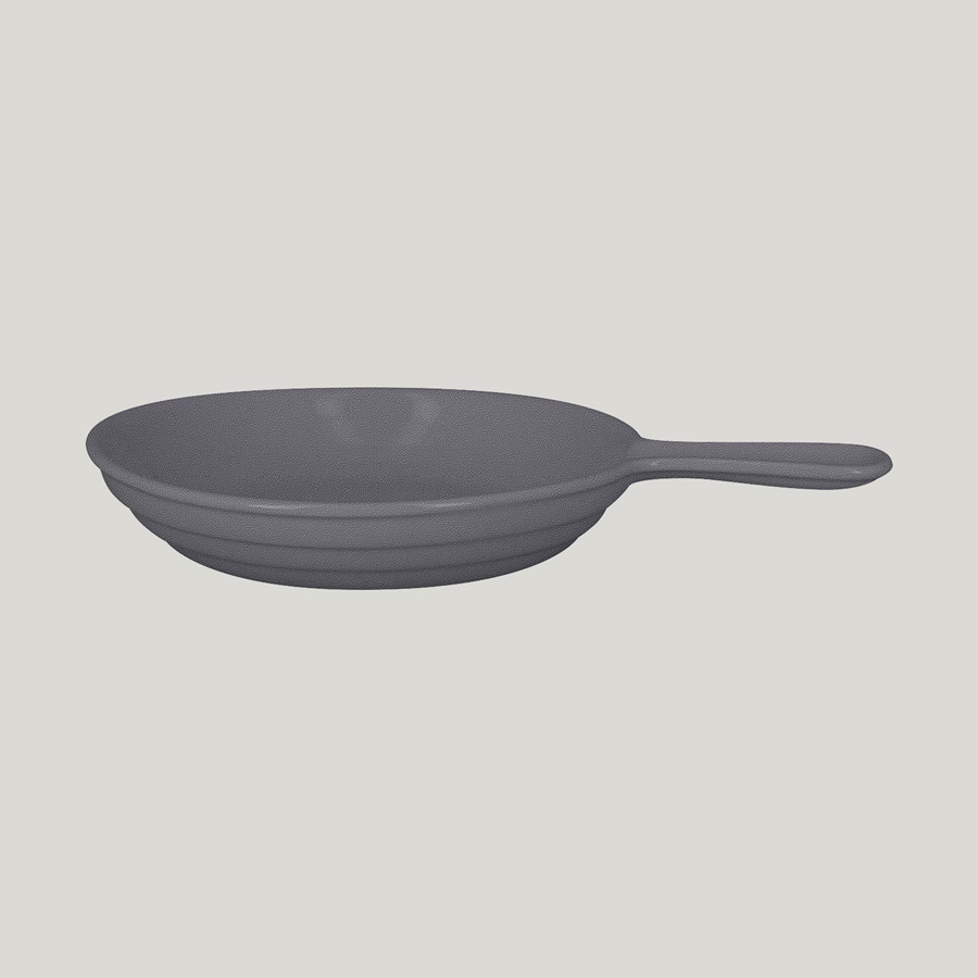 Rak Chef's Fusion Vitrified Porcelain Grey Round Pan 24cm