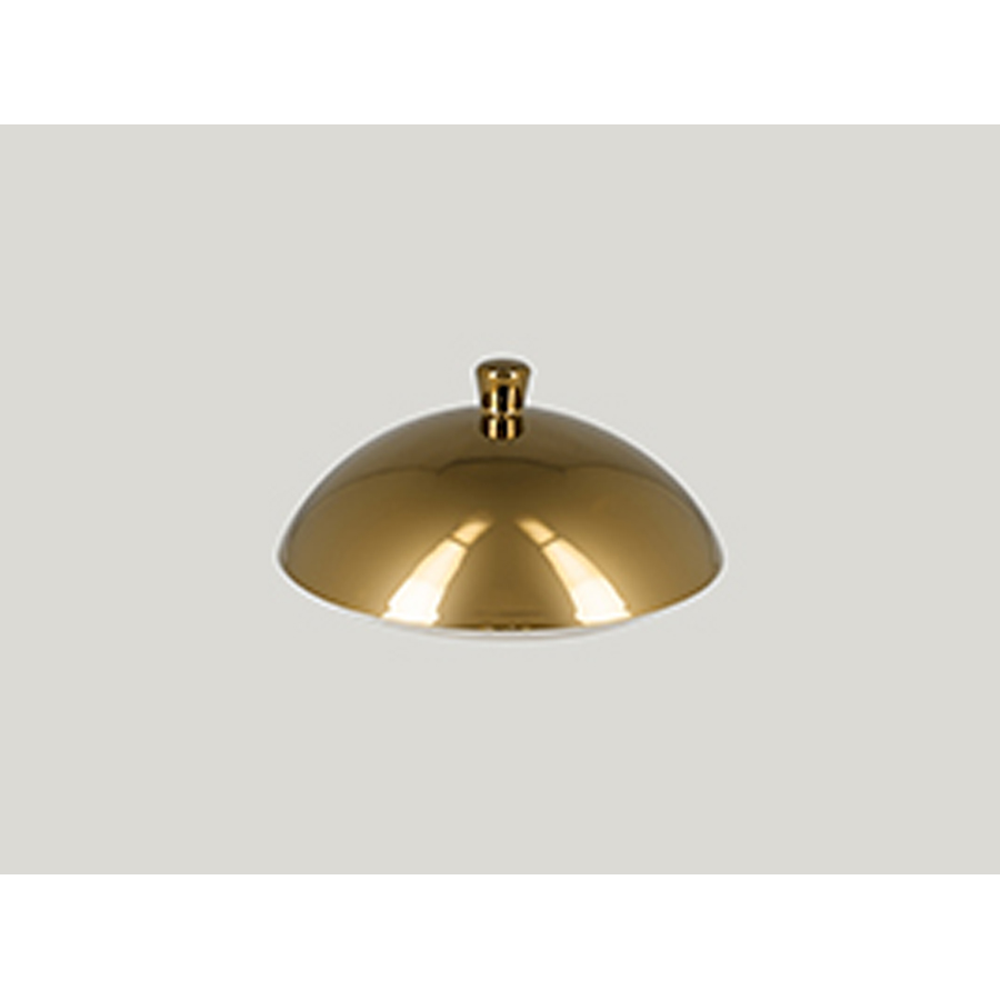 Rak Metalfusion Vitrified Porcelain Gold Round Cloche 15.5cm For S1354/29
