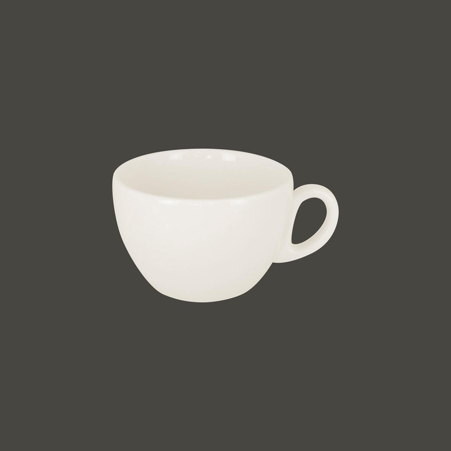 Rak Barista Vitrified Porcelain White Coffee Cup 23cl