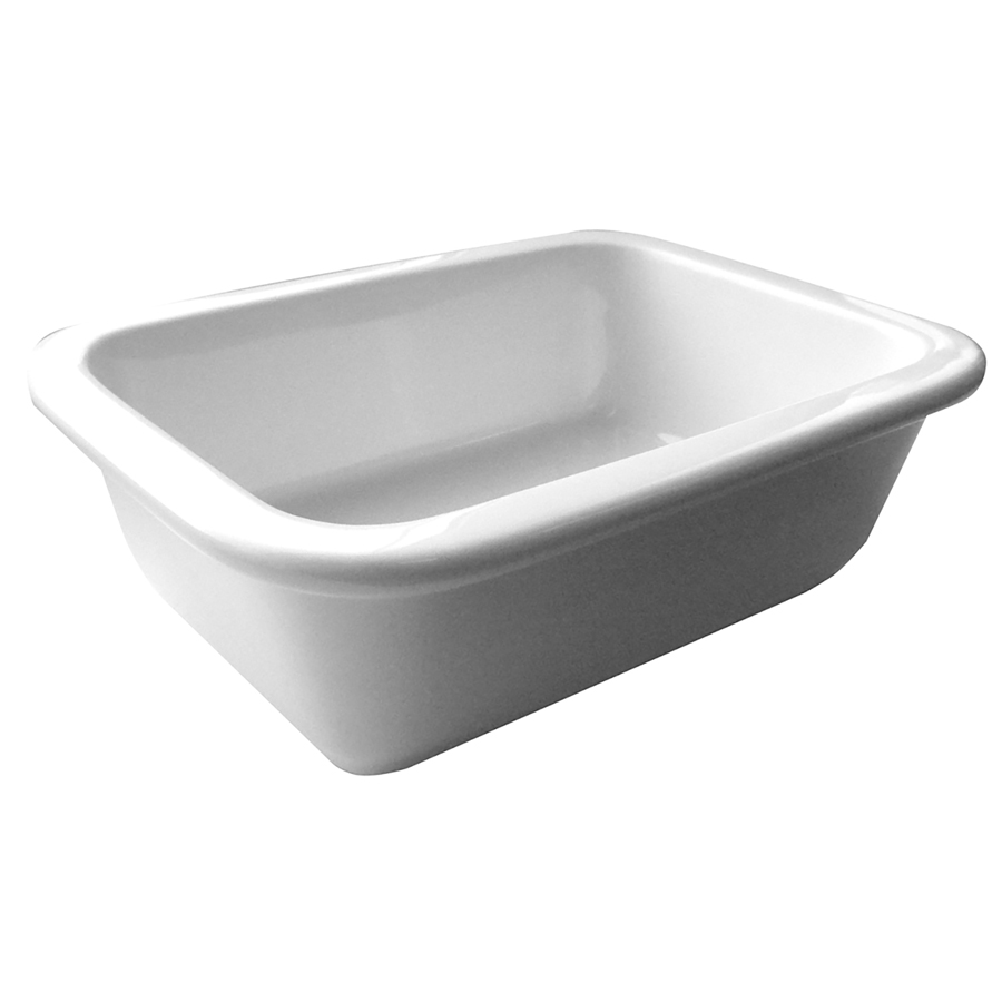 Rak Minimax Vitrified Porcelain White Optica 15cm Pie Dish