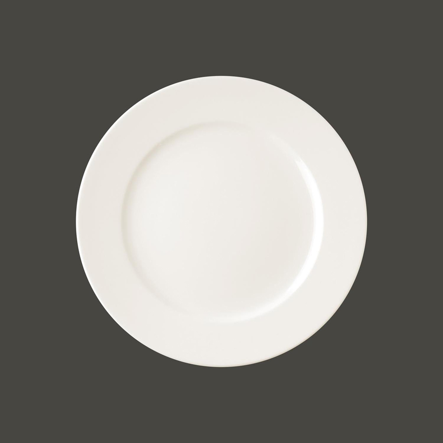 Rak Banquet Vitrified Porcelain White Round Flat Plate 30cm