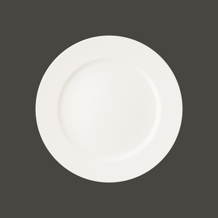 Rak Banquet Vitrified Porcelain White Round Flat Plate 31cm