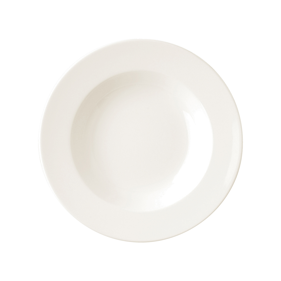 Rak Banquet Vitrified Porcelain White Round Deep Plate 19cm