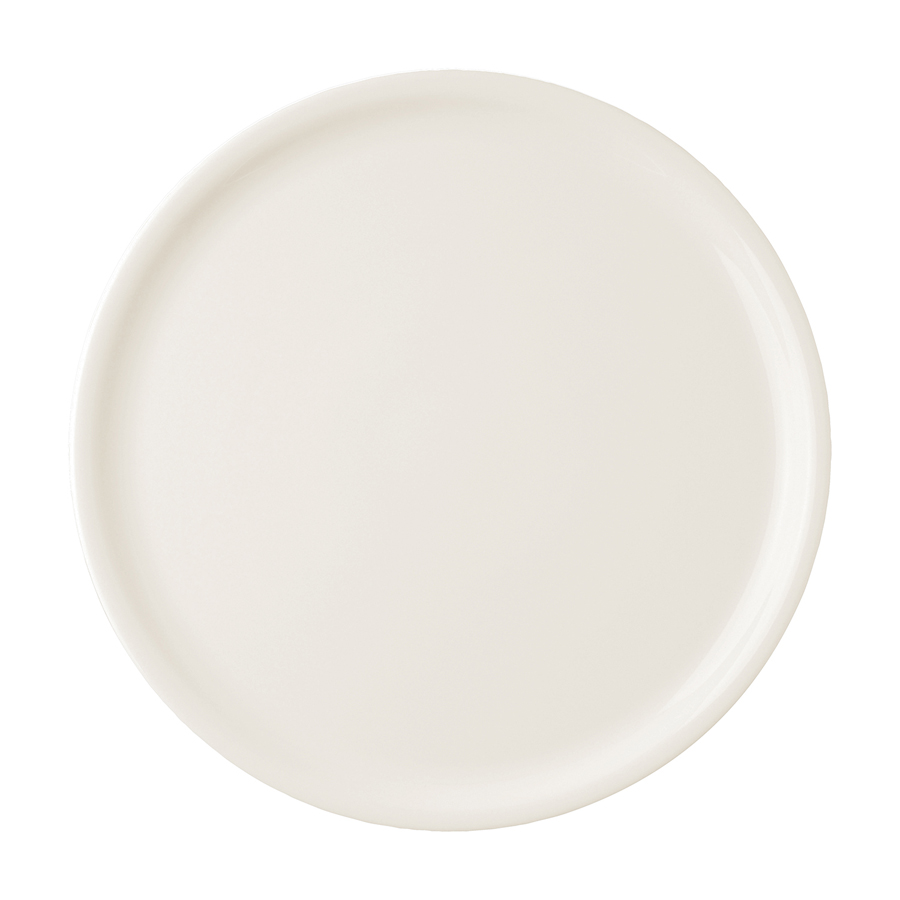 Rak Banquet Vitrified Porcelain White Round Pizza Plate 27cm