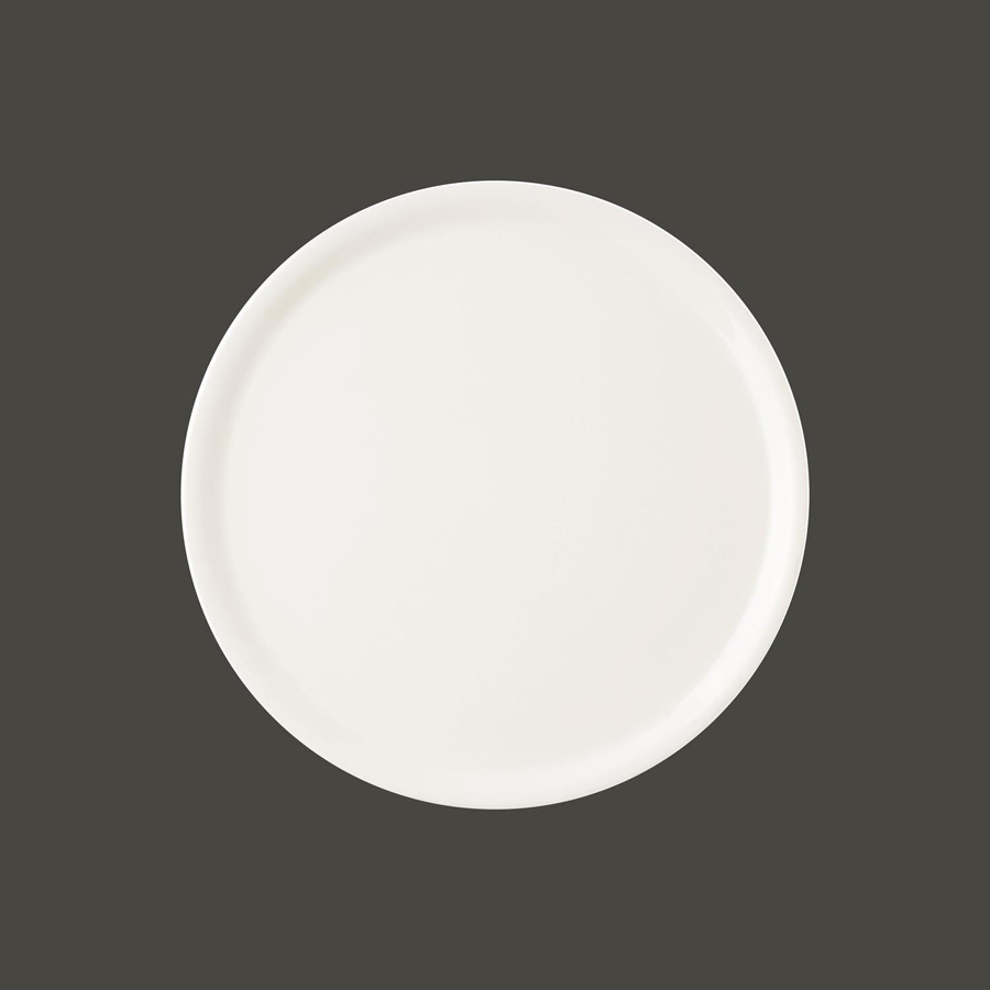 Rak Banquet Vitrified Porcelain White Round Pizza Plate 32cm