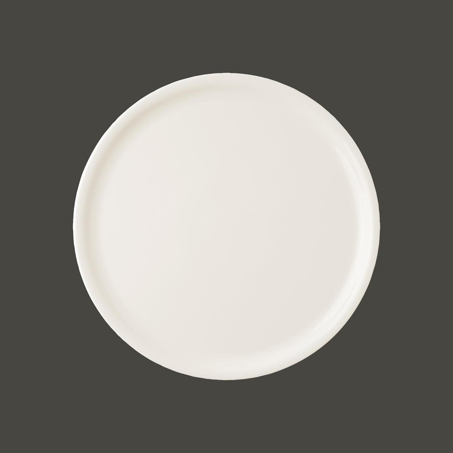 Rak Banquet Vitrified Porcelain White Round Pizza Plate 33cm