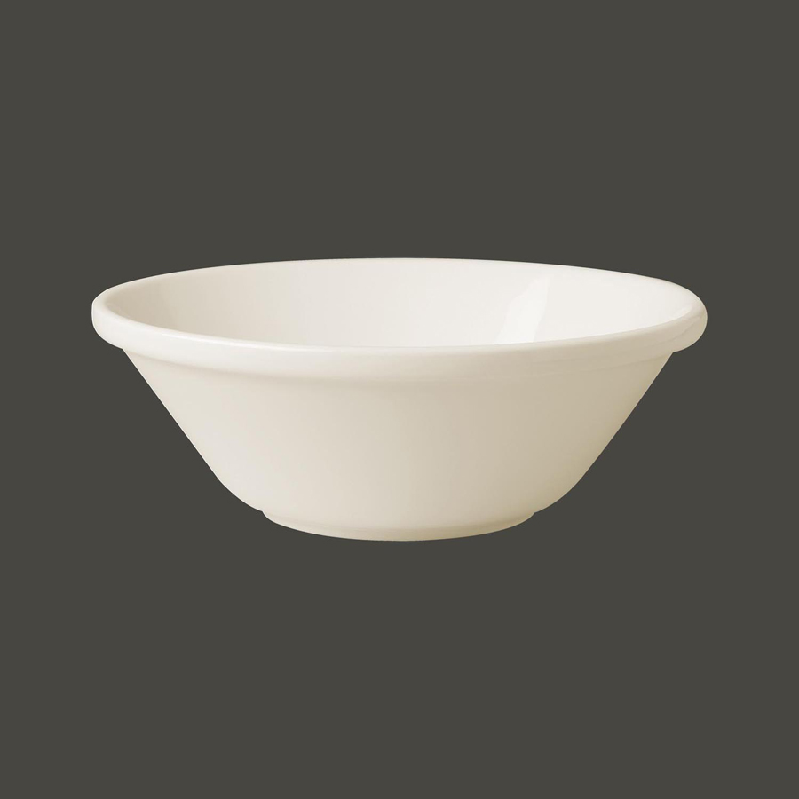 Rak Banquet Vitrified Porcelain White Round Stacking Salad Bowl 118cl