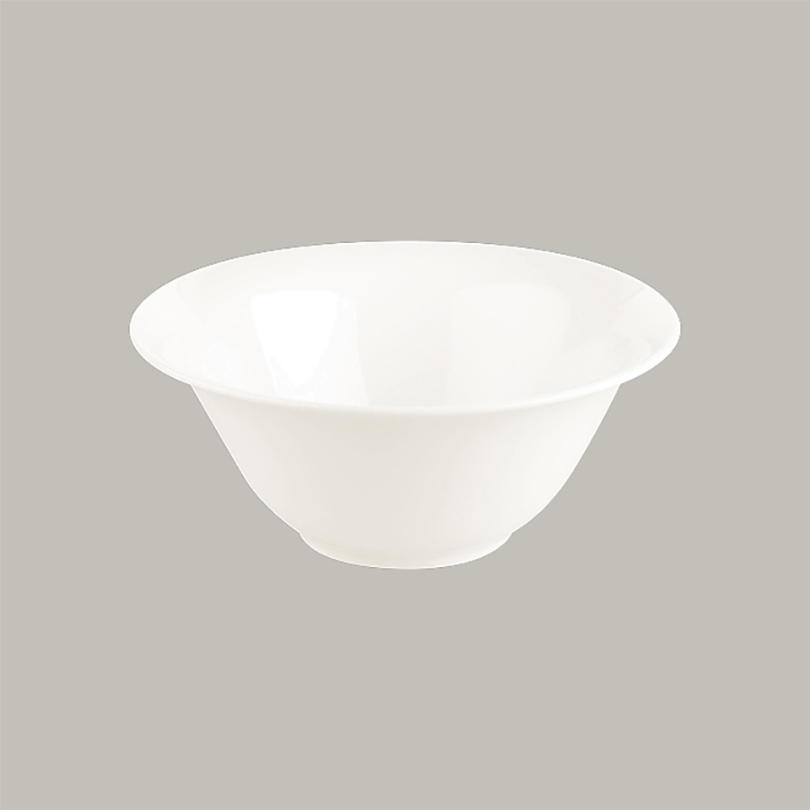 Rak Banquet Vitrified Porcelain White Round Salad Bowl 25cm/ 90cl