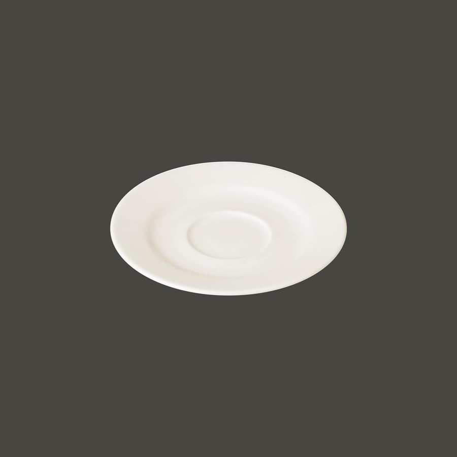 Rak Banquet Vitrified Porcelain White Saucer Cup 23cl