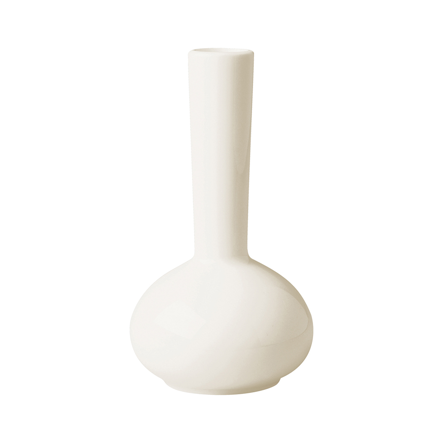 Rak Banquet Vitrified Porcelain White Flower Vase 12cm