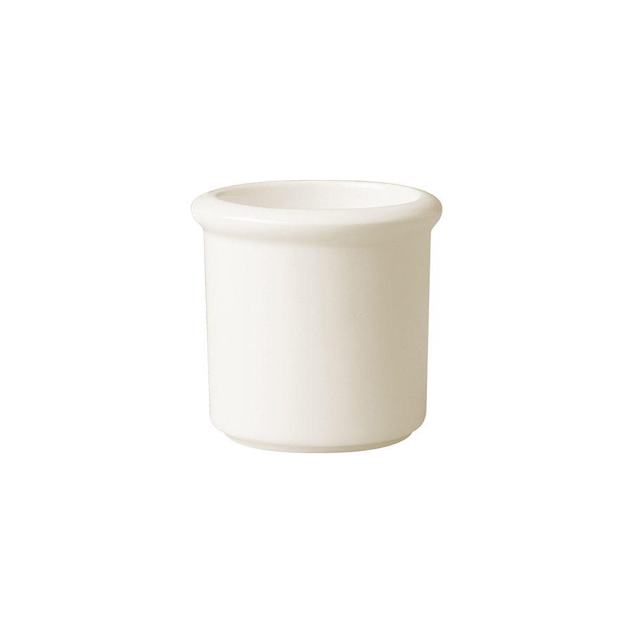 Rak Banquet Vitrified Porcelain White Round Toothpick Holder