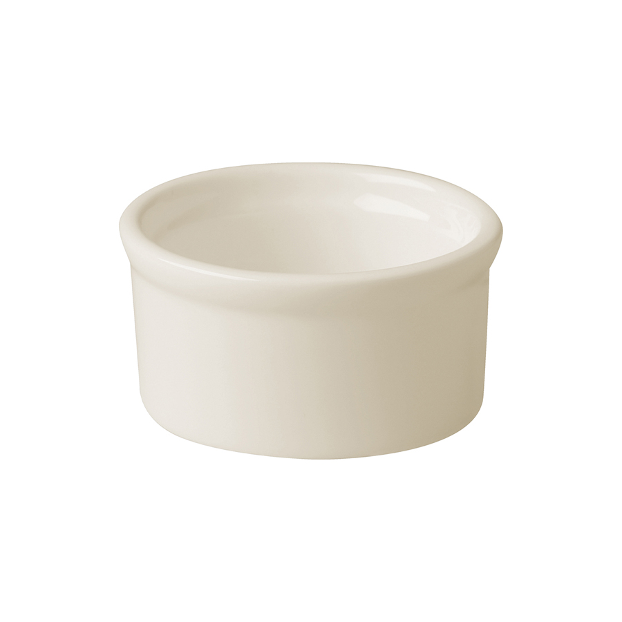 Rak Banquet Vitrified Porcelain White Round Butter Ramekin 6.7cm 6cl