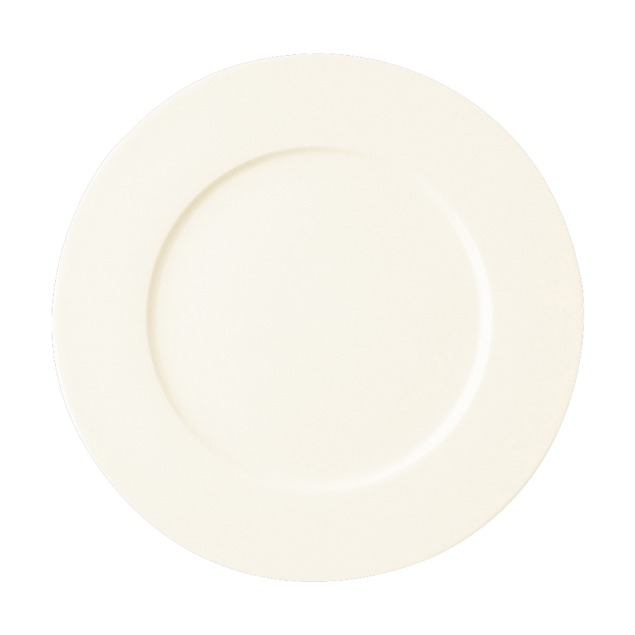 Rak Ivoris Finedine Vitrified Porcelain White Round Flat Plate 16cm