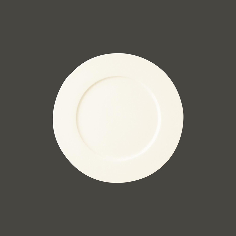 Rak Ivoris Finedine Vitrified Porcelain White Round Flat Plate 22cm