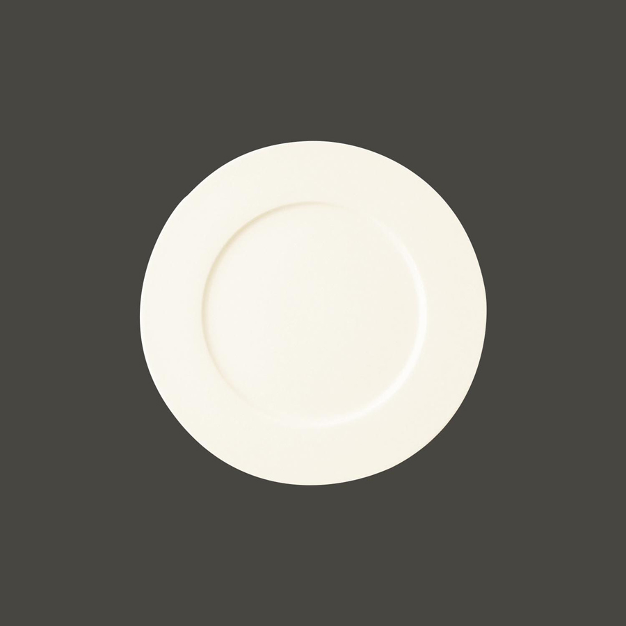 Rak Ivoris Finedine Vitrified Porcelain White Round Flat Plate 31cm