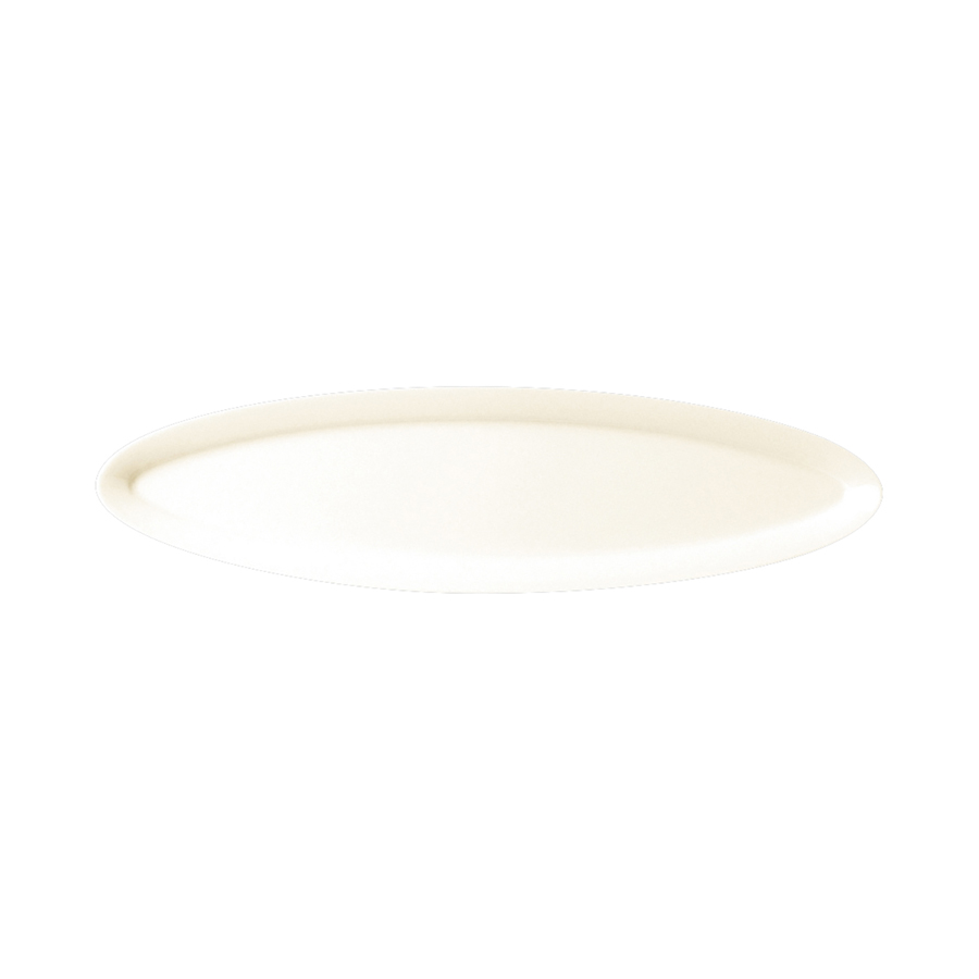 Rak Ivoris Finedine Vitrified Porcelain White Oval Plate 30x8cm