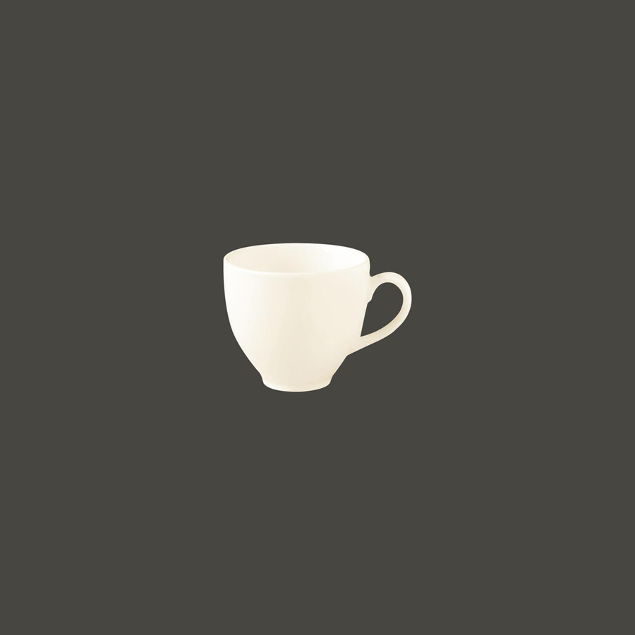 Rak Classic Gourmet Vitrified Porcelain White Cup 23cl