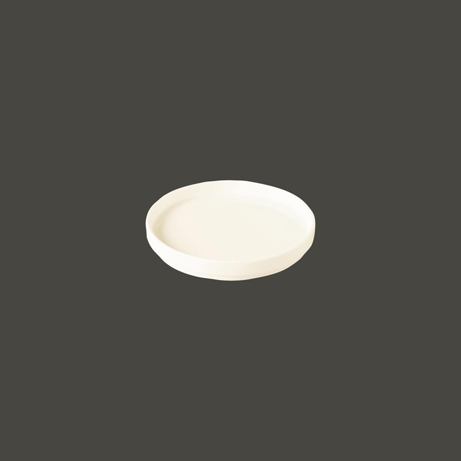 Rak Nordic Vitrified Porcelain White Round Flat Walled Plate/Lid 20cm