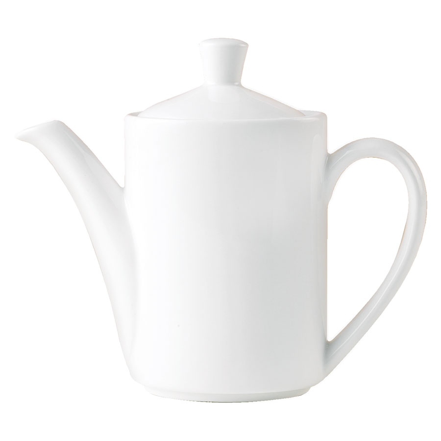Steelite Monaco Vitrified Porcelain White Vogue Lid Coffee Pot B7984 & B7991