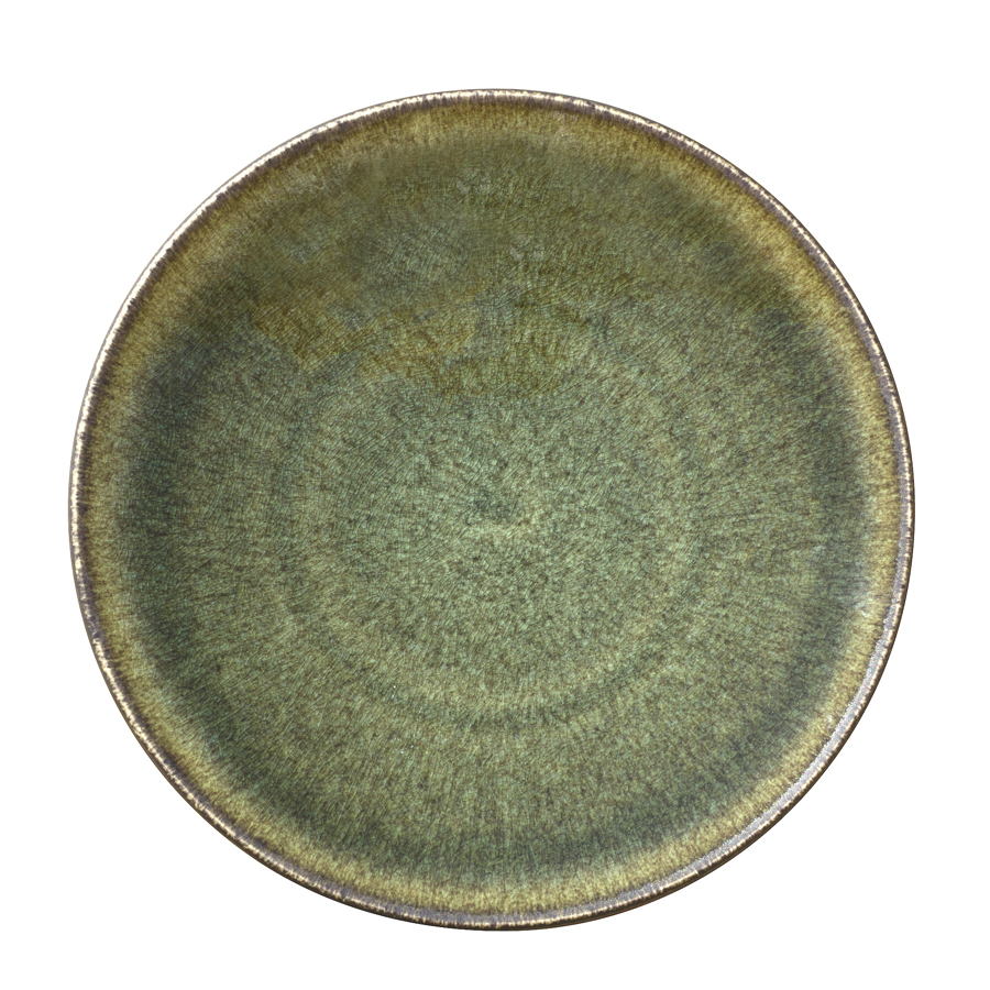 Jars Tourron Samoa Green/Black Side Plate 17cm