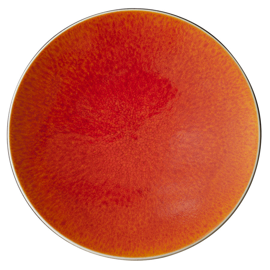 Jars Tourron Stoneware Orange Round Plate 20cm