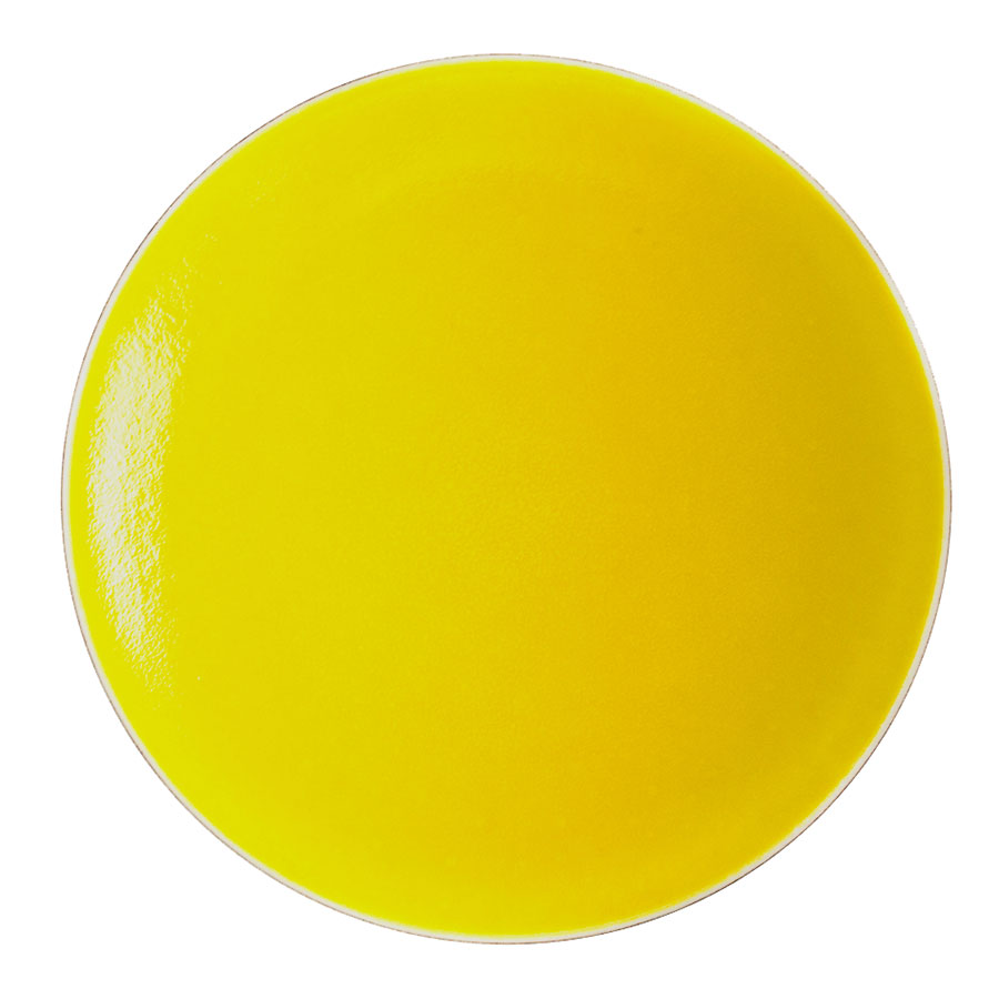 Jars Tourron Stoneware Citron Round Plate 26.5cm